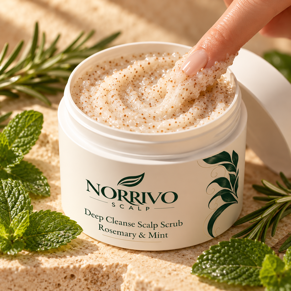 Rosemary &amp; Mint Scalp Scrub – Weekly Reset
